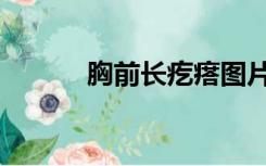 胸前长疙瘩图片（胸前长疙瘩）