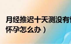 月经推迟十天测没有怀孕（月经推迟十天测没怀孕怎么办）
