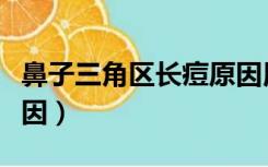 鼻子三角区长痘原因用药（鼻子三角区长痘原因）