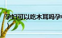 孕妇可以吃木耳吗孕中期（孕妇可以吃木耳吗）