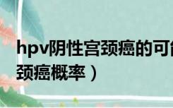 hpv阴性宫颈癌的可能性大吗（hpv阴性得宫颈癌概率）