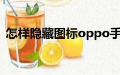 怎样隐藏图标oppo手机的（怎样隐藏图标）