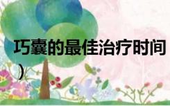 巧囊的最佳治疗时间（巧克力囊肿忌口的东西）
