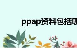 ppap资料包括哪些（ppap.exe）