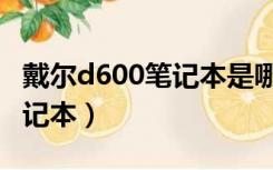 戴尔d600笔记本是哪年生产的（戴尔d600笔记本）