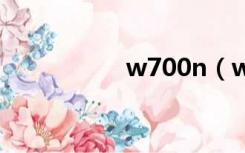 w700n（w700 评测）
