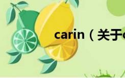 carin（关于carin的介绍）