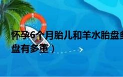 怀孕6个月胎儿和羊水胎盘多重（怀孕六个月胎儿和羊水胎盘有多重）