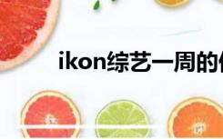 ikon综艺一周的偶像（ikon综艺）