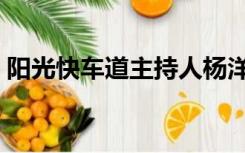 阳光快车道主持人杨洋（阳光快车道主持人）
